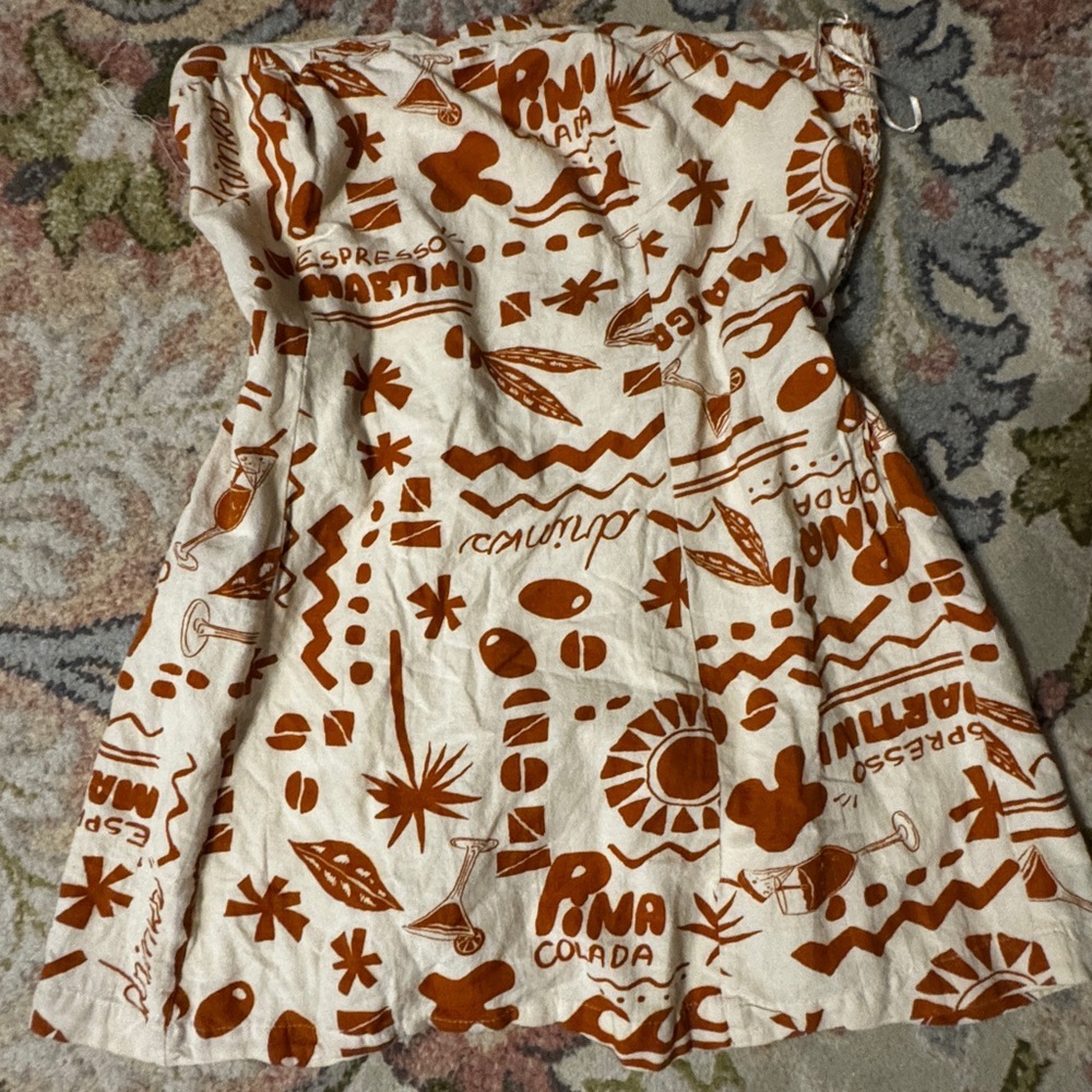 Jessica Simpson strapless dress